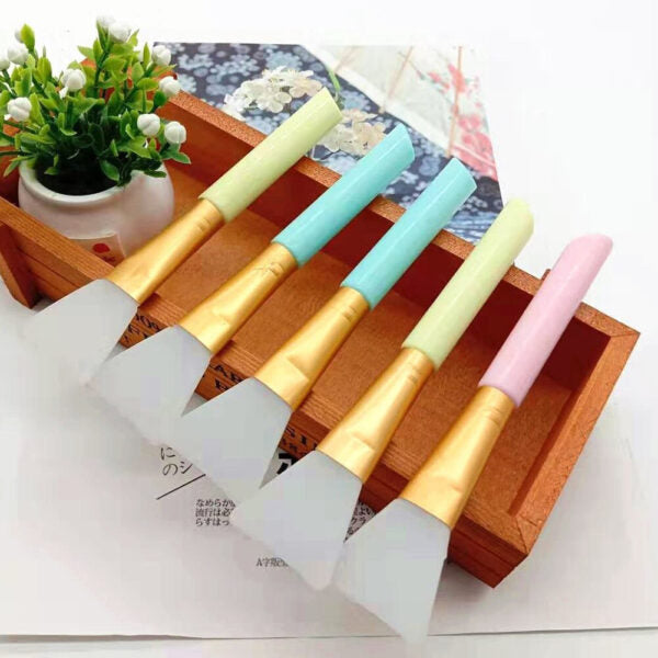 Pack of 5 Soft Silicone Mask Brushes Foundation - Dafa Karo Dukan