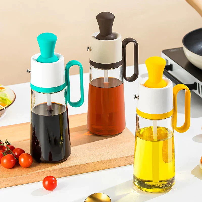 2 In 1 Glass Olive Oil Dispenser - Dafa Karo Dukan