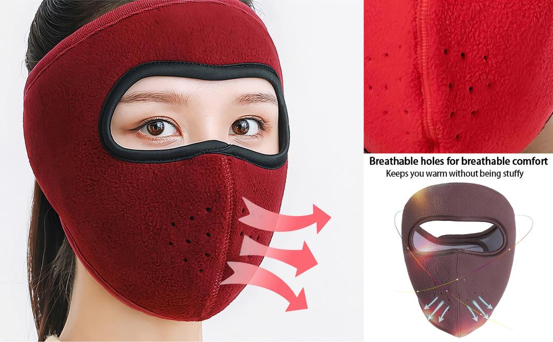 Weather Resistant Full Face Bike Mask - 1 PC - Dafa Karo Dukan