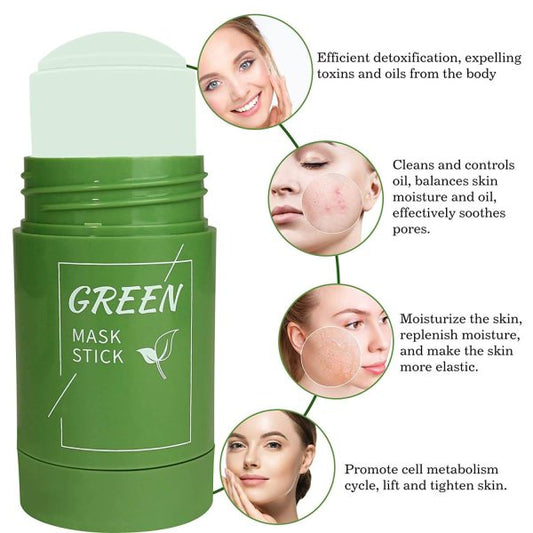 Green Tea Cleansing Mask Purifying Clay Stick - Dafa Karo Dukan